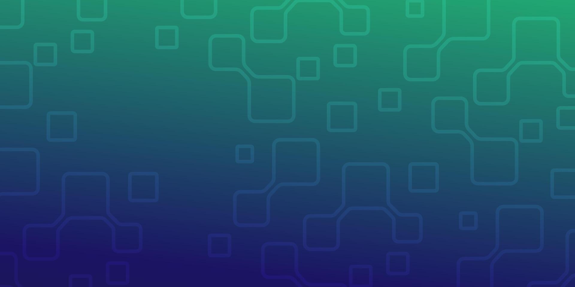 Abstract Gradient Background with Geometric Circuitry Pattern Modern Design. vector