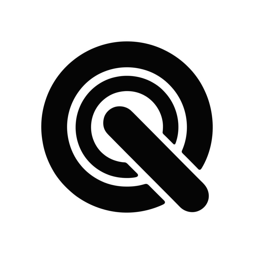 Power switch icon on white background for design usage vector