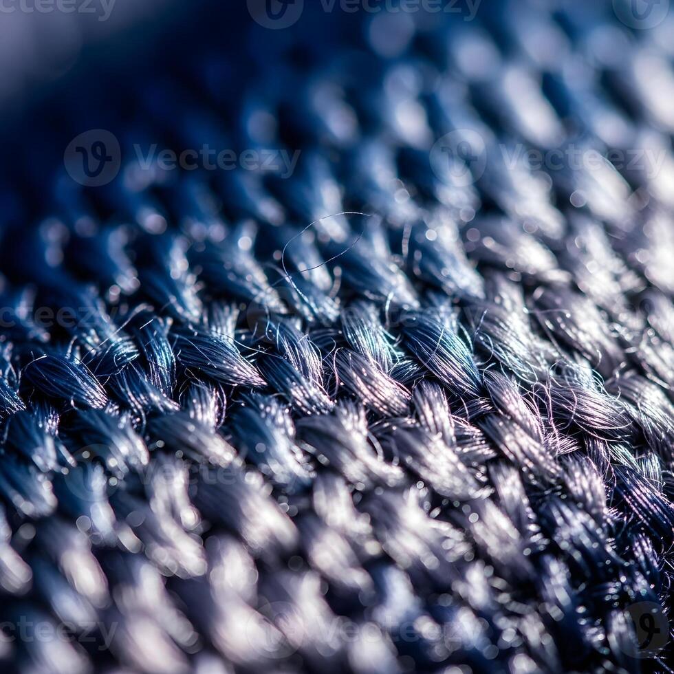 Exquisite Macro Study of Nightloom Interwoven Fibers Evoking Moonlit Serenity, Subtle Textures, and Elegant, Harmonious Color Gradients in a Dreamlike Display photo