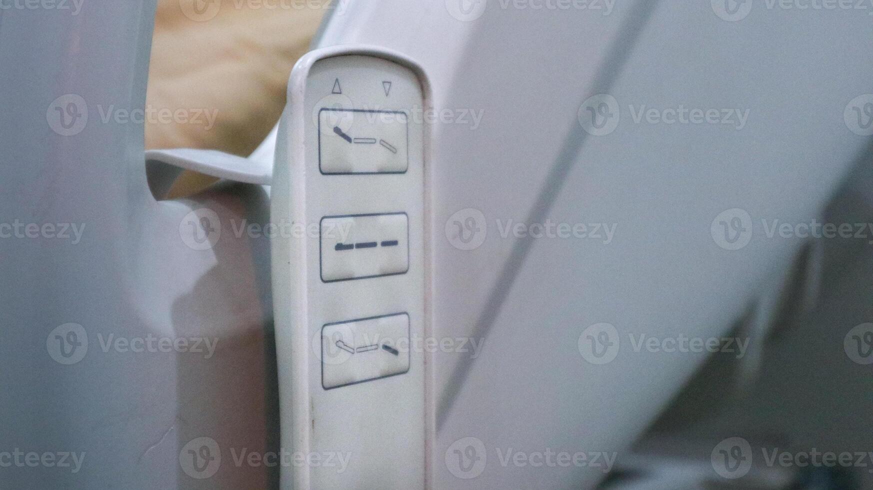 Remote control for adjustable bed with buttons for elevation and position settings photo