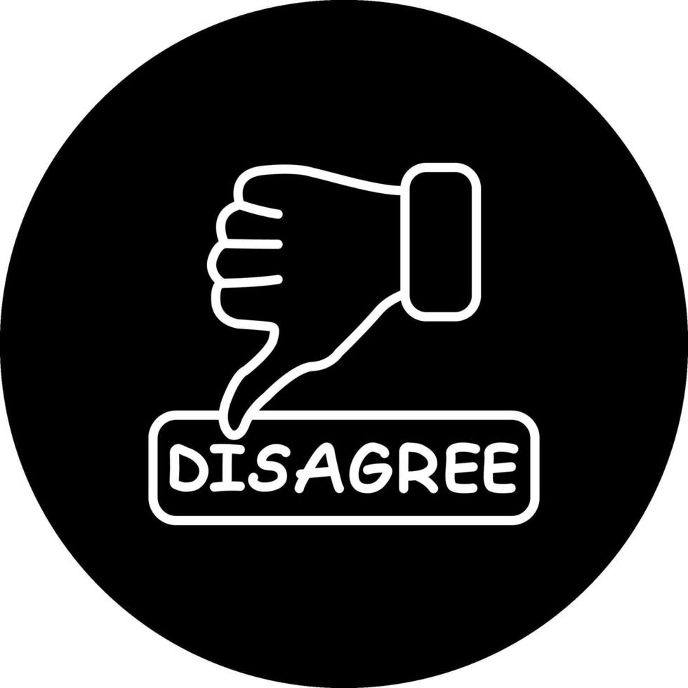 Disagree Unique Web Graphic Layout vector