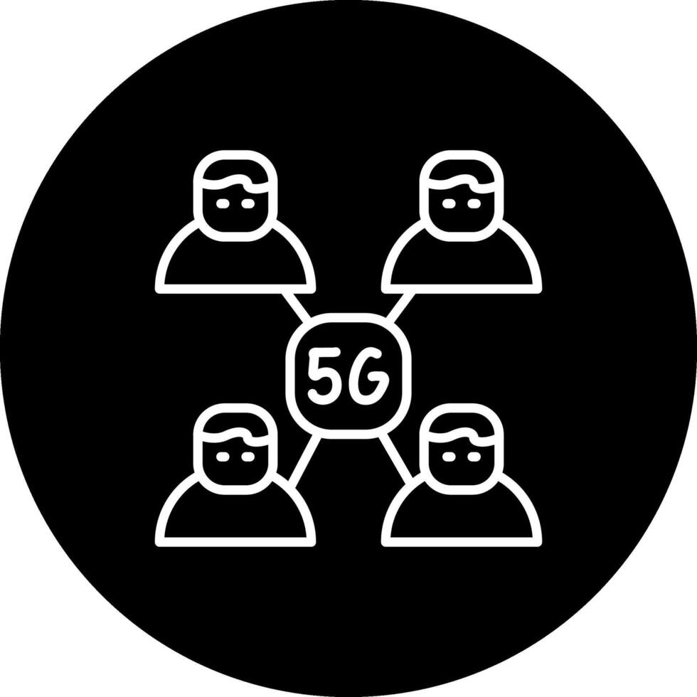 User Connection 5g Innovative Visual Graphic Concept vector