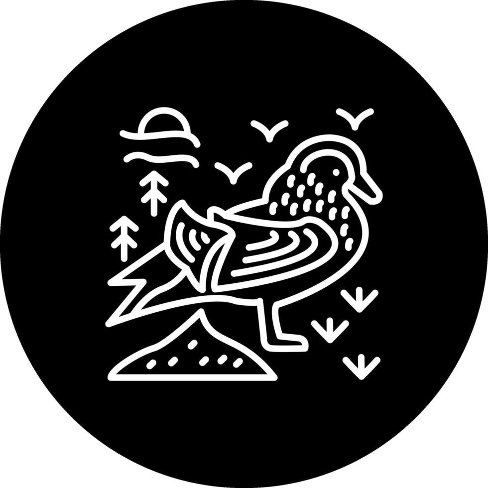Mandarin Duck Custom Creative Element vector