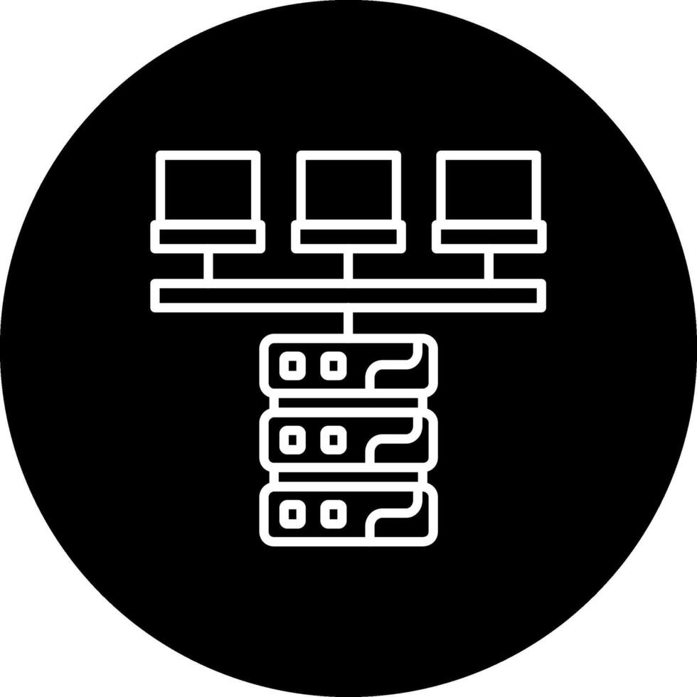 Database Flow Elegant Modern Design Feature vector