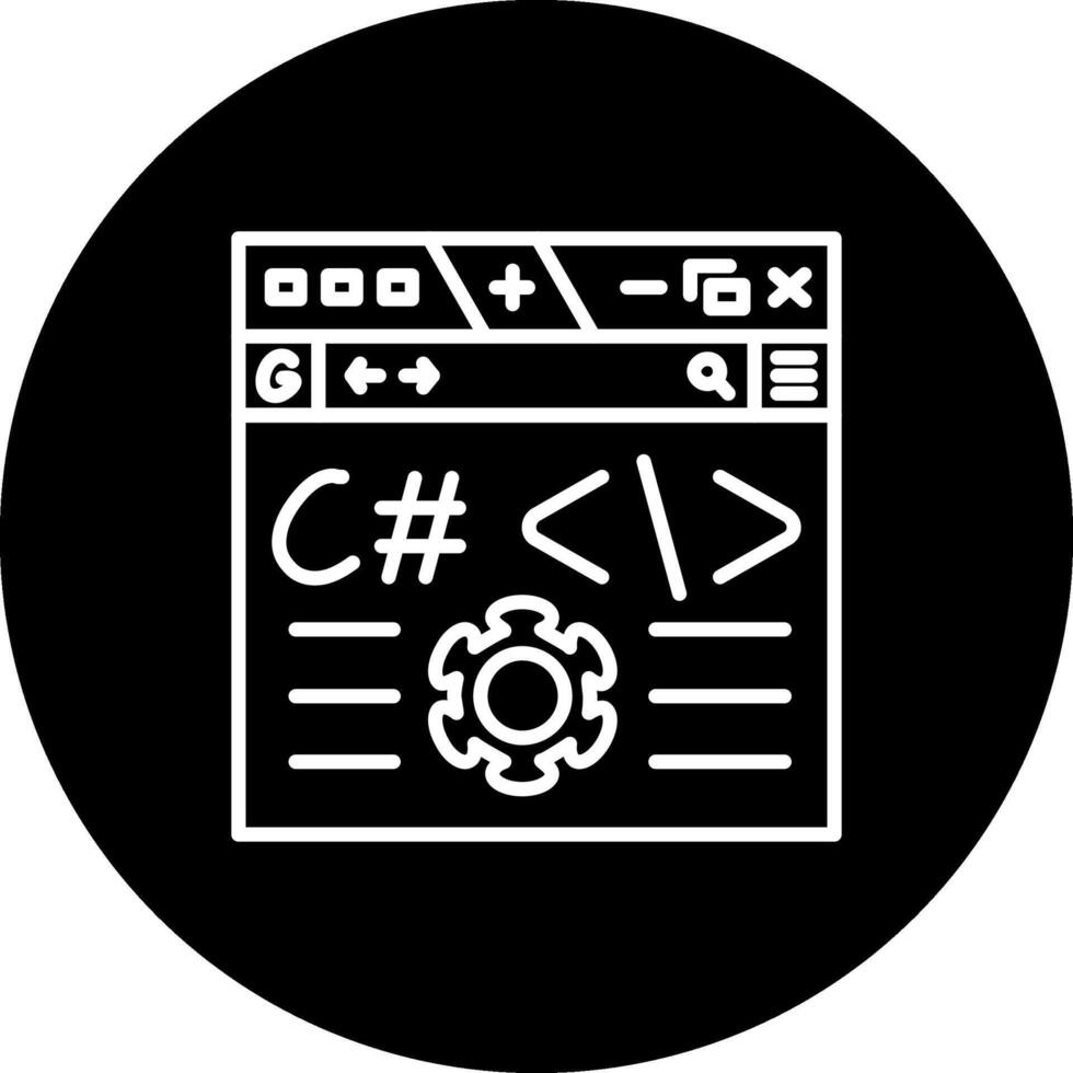 C Sharp Unique Web Interface Form vector