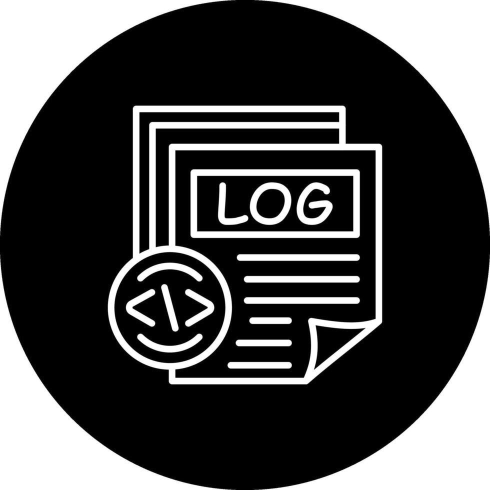 Log File Stylish Product Design Layout vector