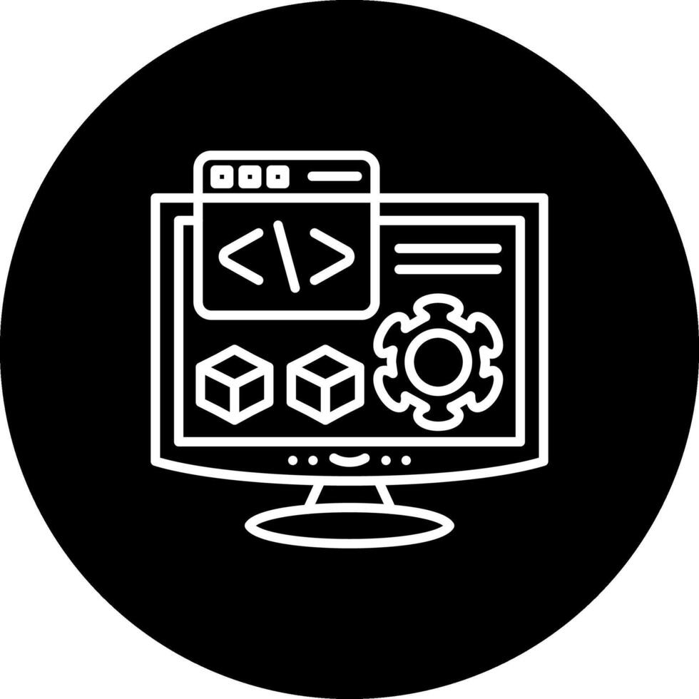 Software Unique Flat Design Symbol vector