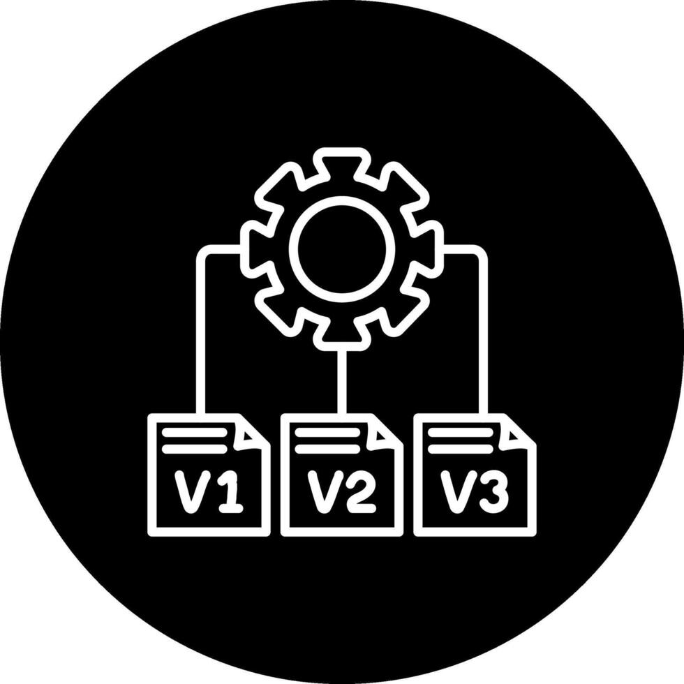 Version Control Geometric Web Graphic Symbol vector