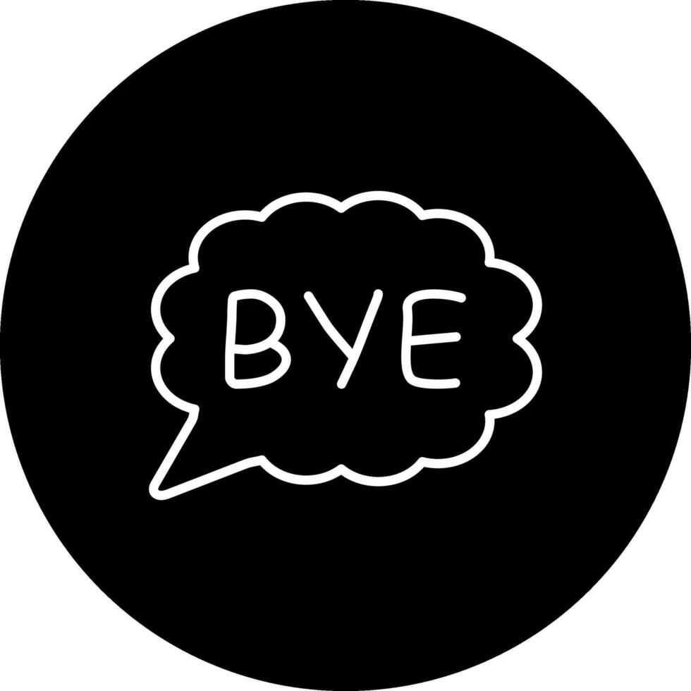 Bye Modern Web Interface Asset vector