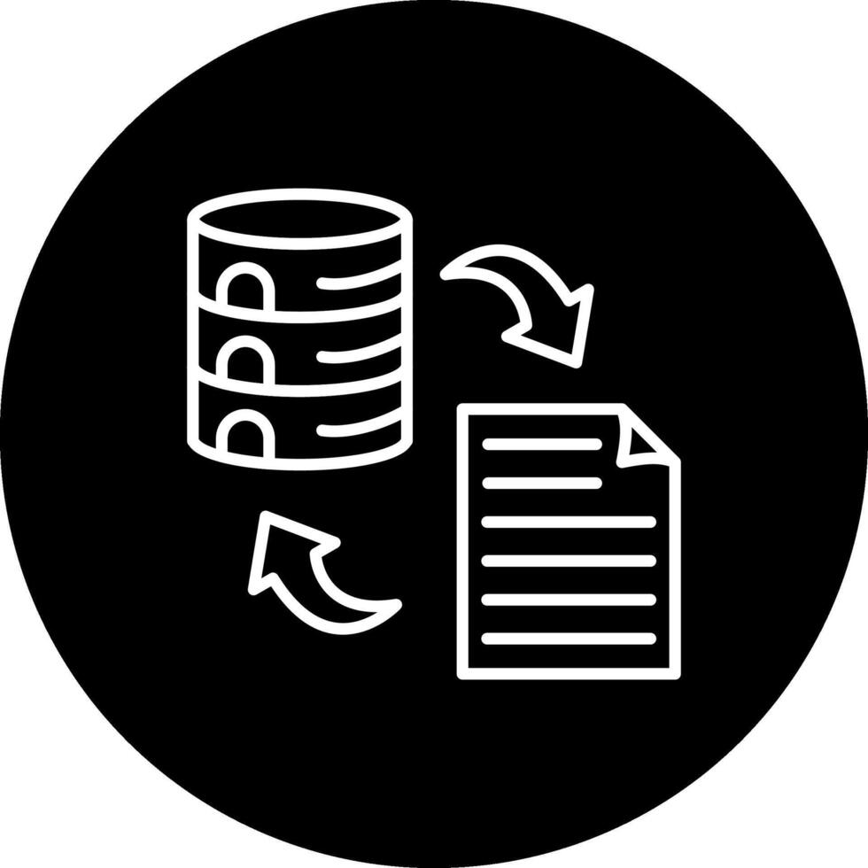 Data Transformation Optimized Mobile App Design vector