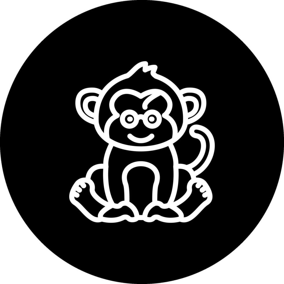 Monkey Nerd Refined User Interface Feature vector