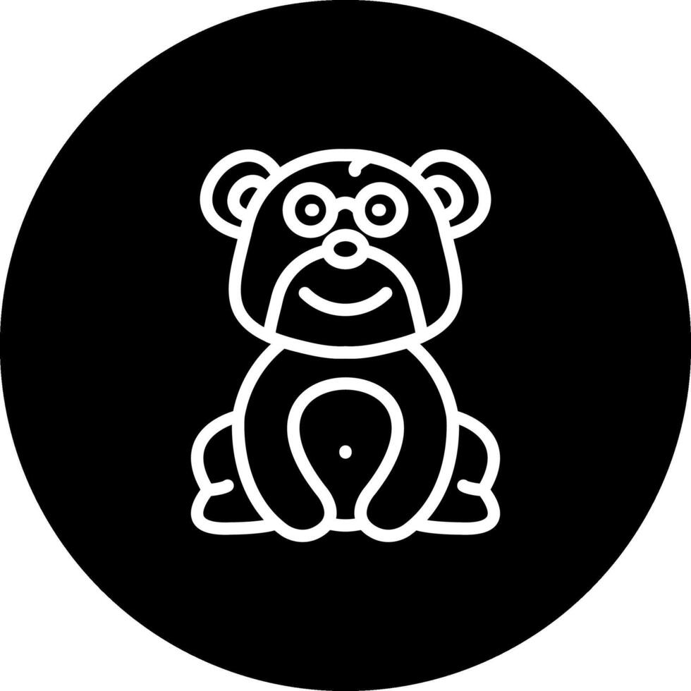 Bear Nerd Dynamic Creative Design Feature vector