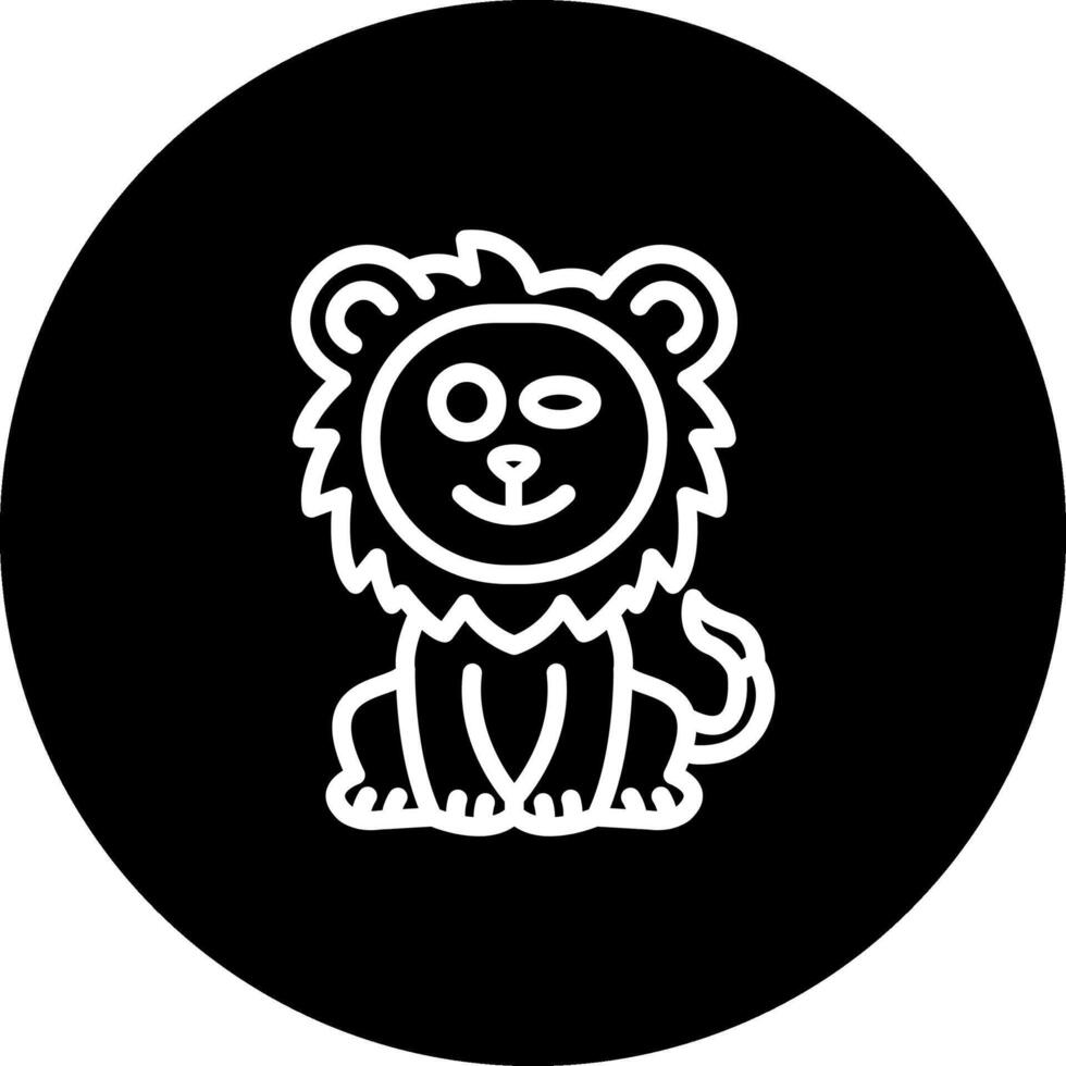 coqueta león funcional web gráfico objeto vector