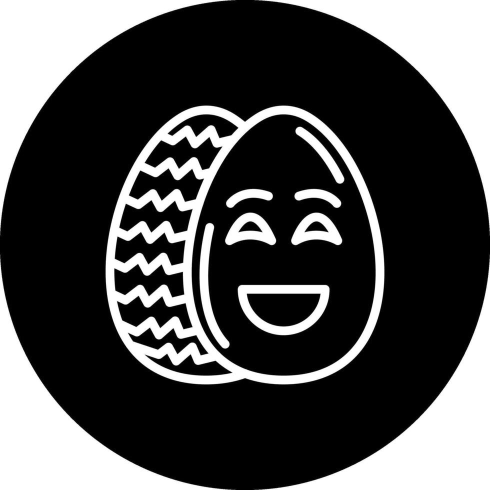 Easter Happy Egg Compact User Interface Shape vector