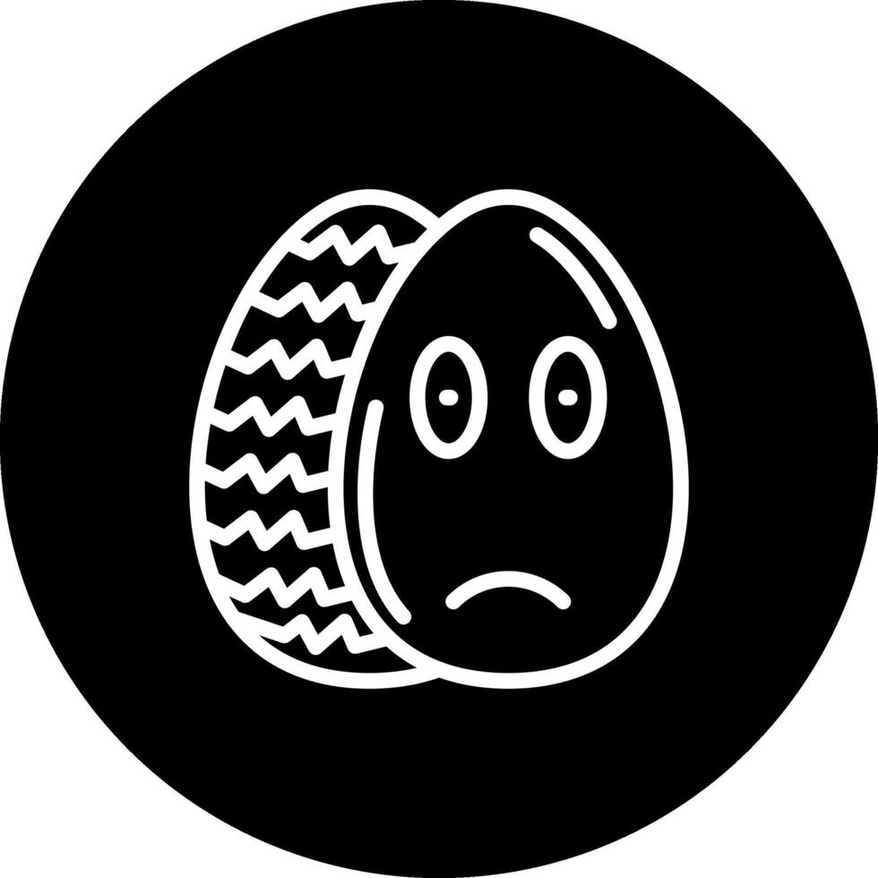 Easter Flushed Egg Consistent User Interface Mark vector