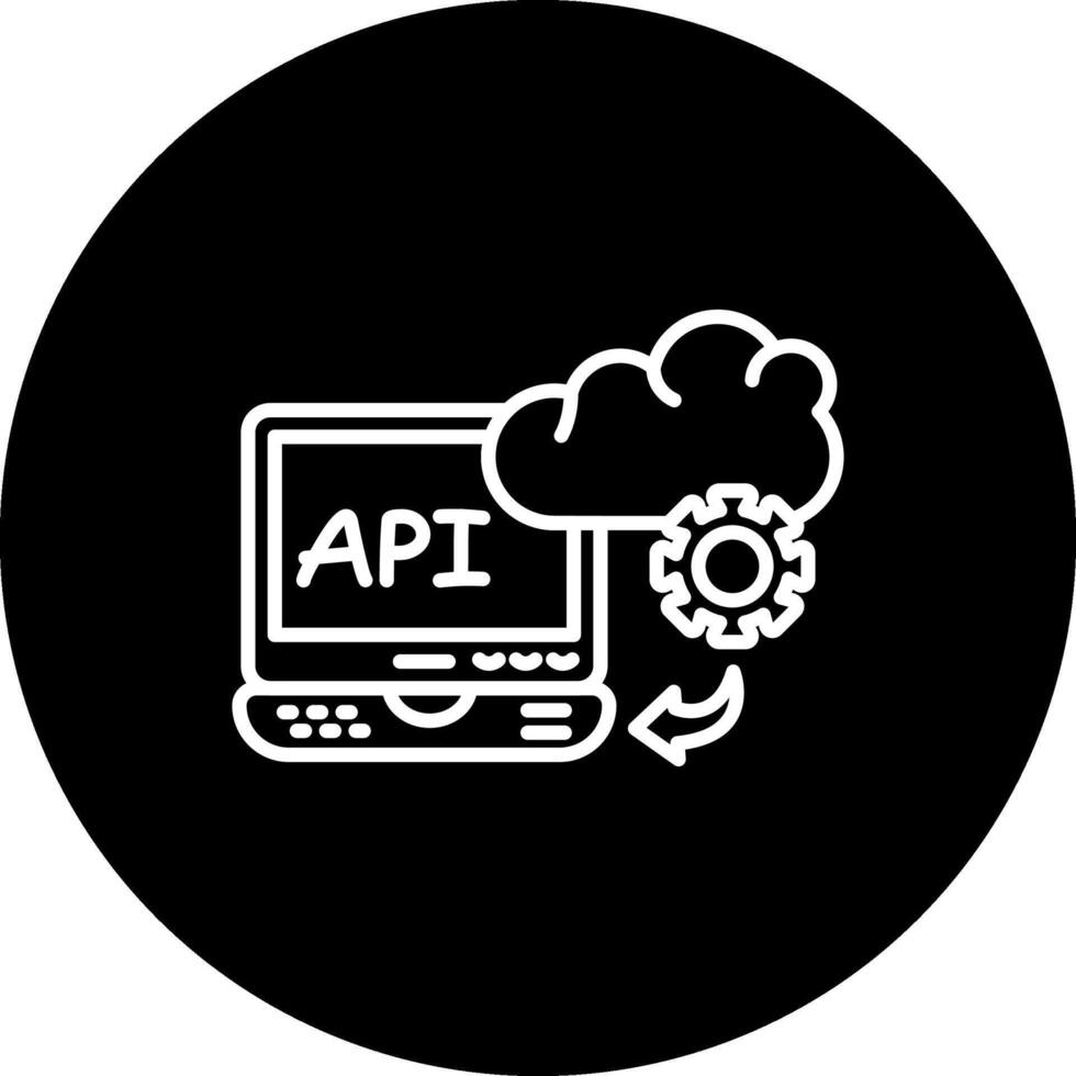 Cloud API Professional Web Graphic Symbol vector