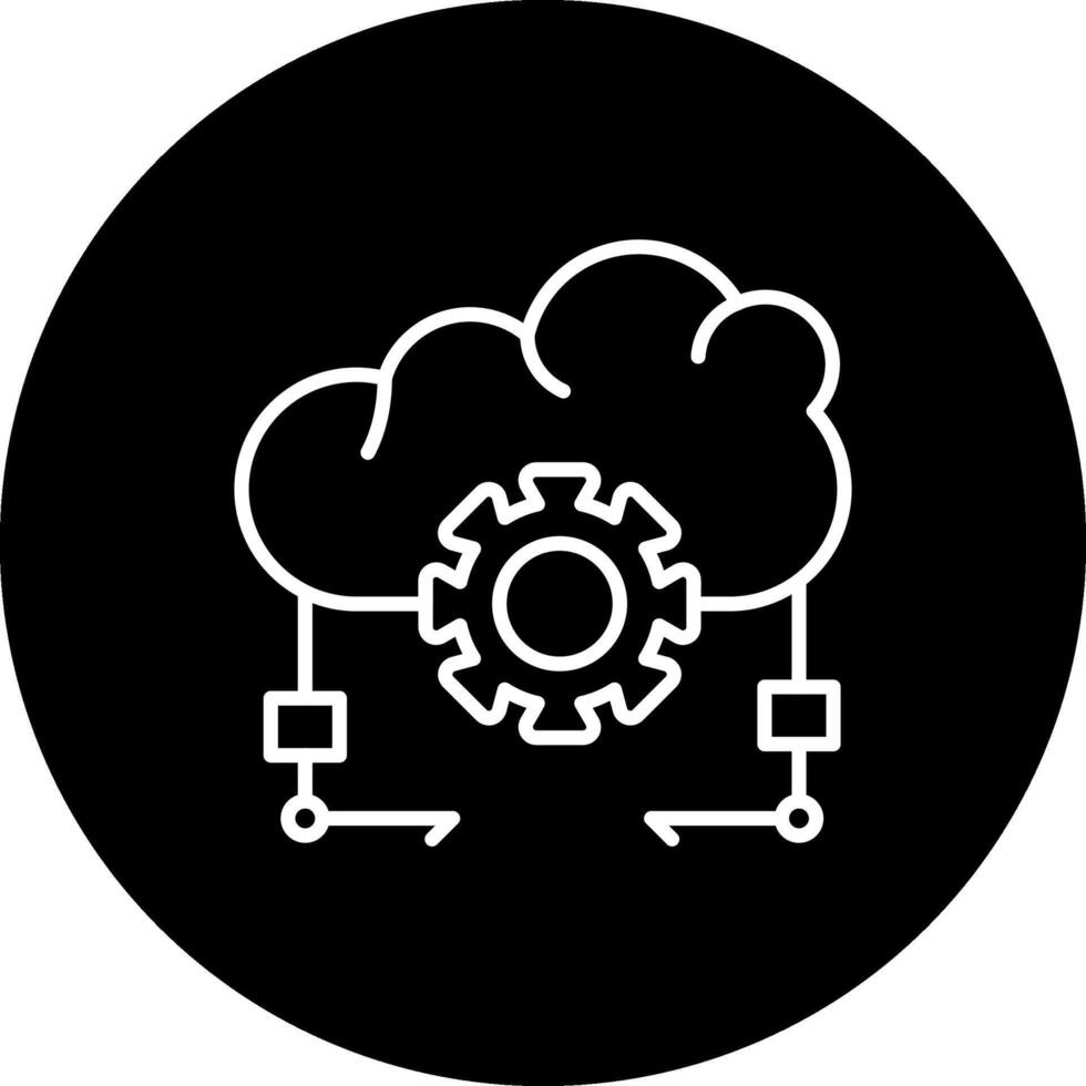 Cloud Configuration Unique Branding Graphic Object vector