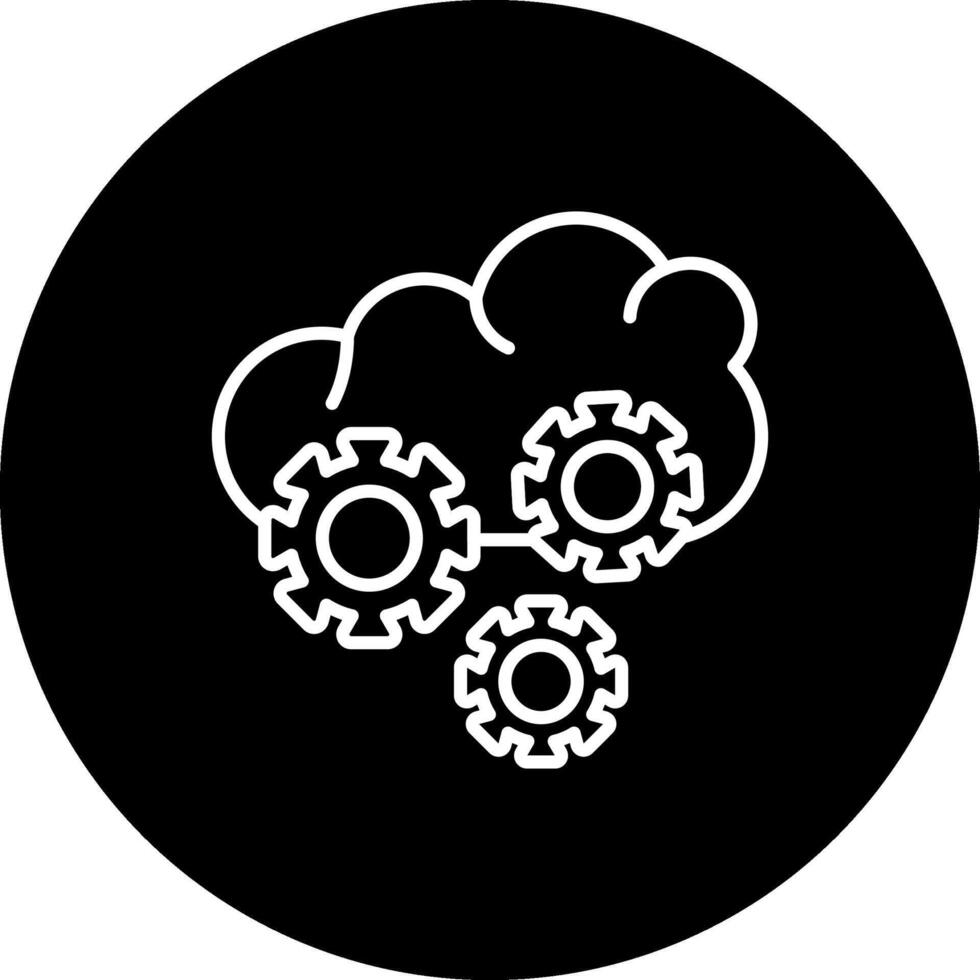 Cloud Orchestration Dynamic Creative Design Layout vector