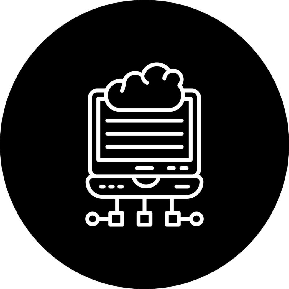 nube borde informática sofisticado ui diseño objeto vector