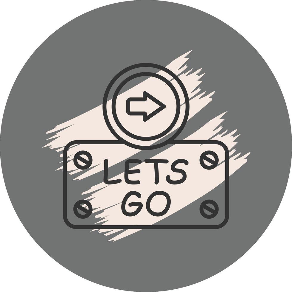 Lets Go Minimal Web Layout vector