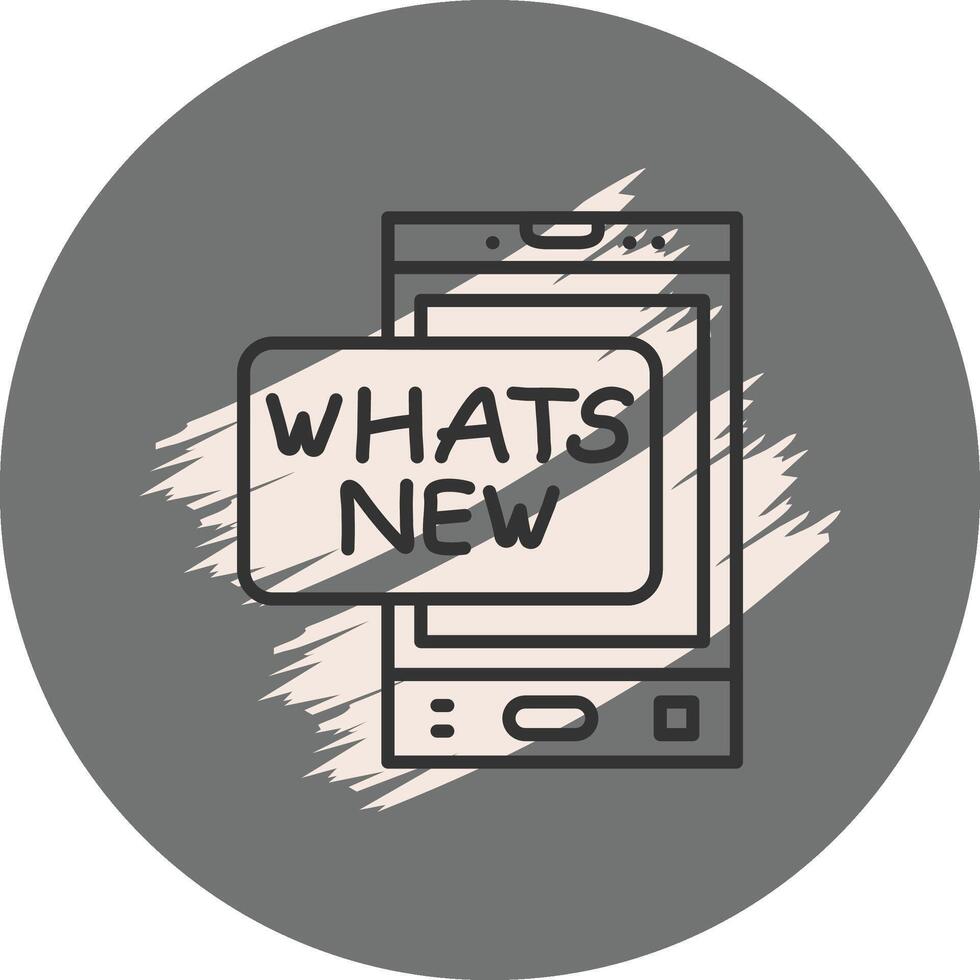 Whats New Distinct User Experience Symbol vector