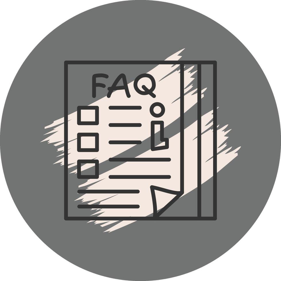 Faq Documents Elegant Product Design Feature vector