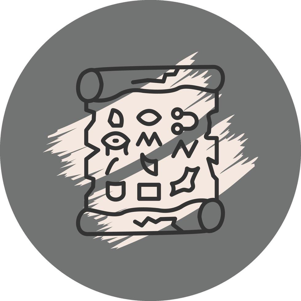 History Papyrus Scroll Unique Branding Graphic Layout vector