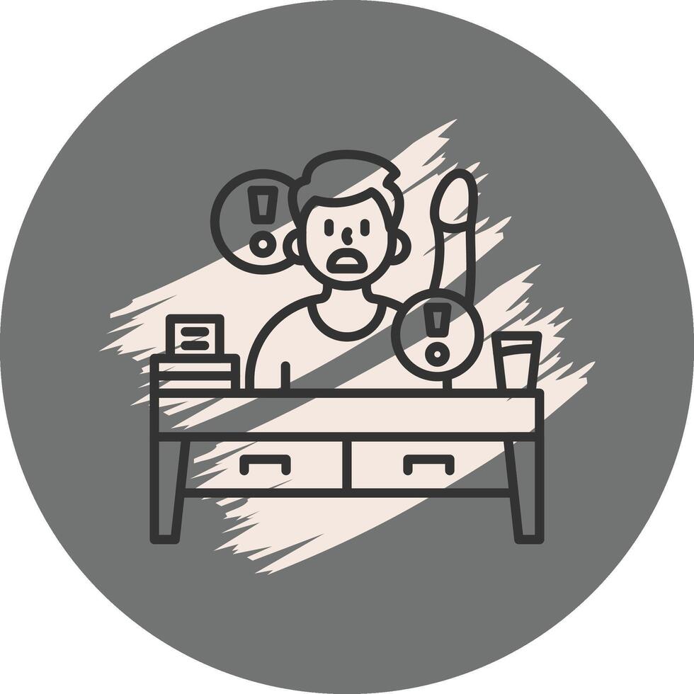 Interruption Sophisticated Branding Graphic Layout vector