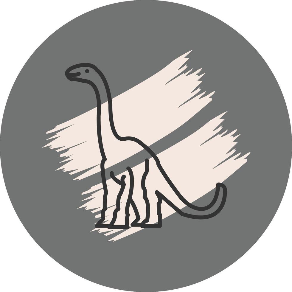 Diplodocus Dynamic Branding Design Object vector