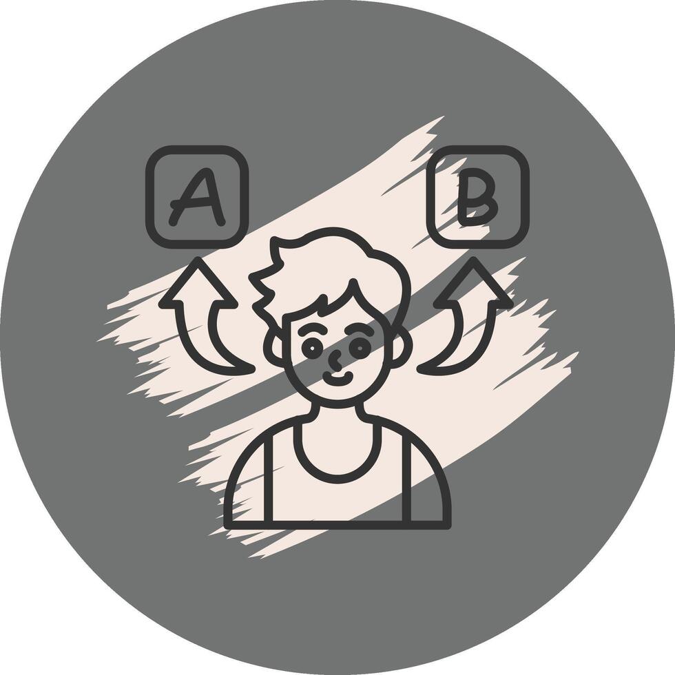 Decision Making Modern Flat Design Object vector