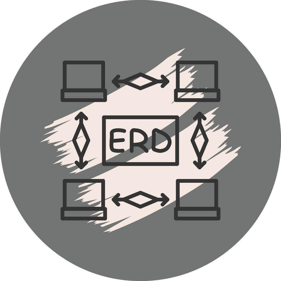 Erd Flow Innovative Digital Art Feature vector