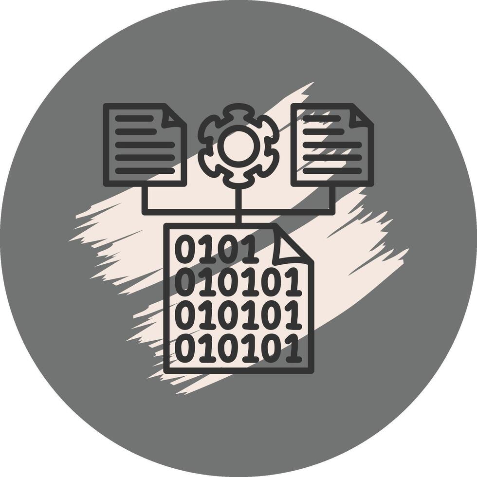 Files Transformation Refined Flat Design Element vector