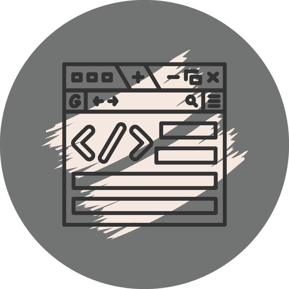 Coding Metadata Minimal Branding Graphic Layout vector