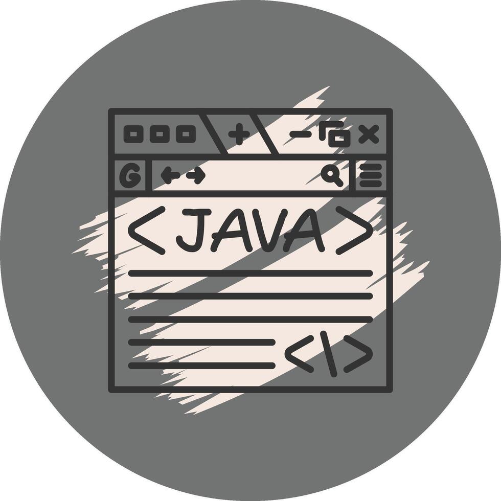 Java Distinct Modern Graphic Asset vector