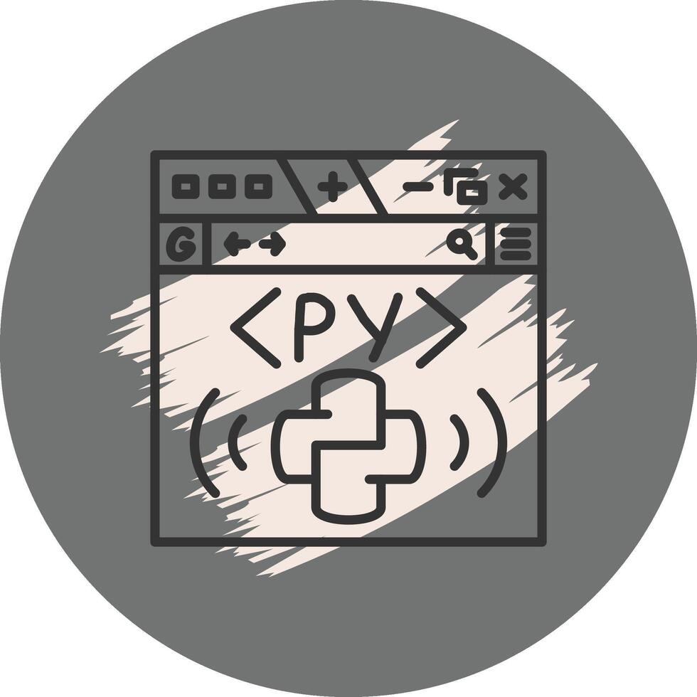 Python Advanced Branding Design Symbol vector