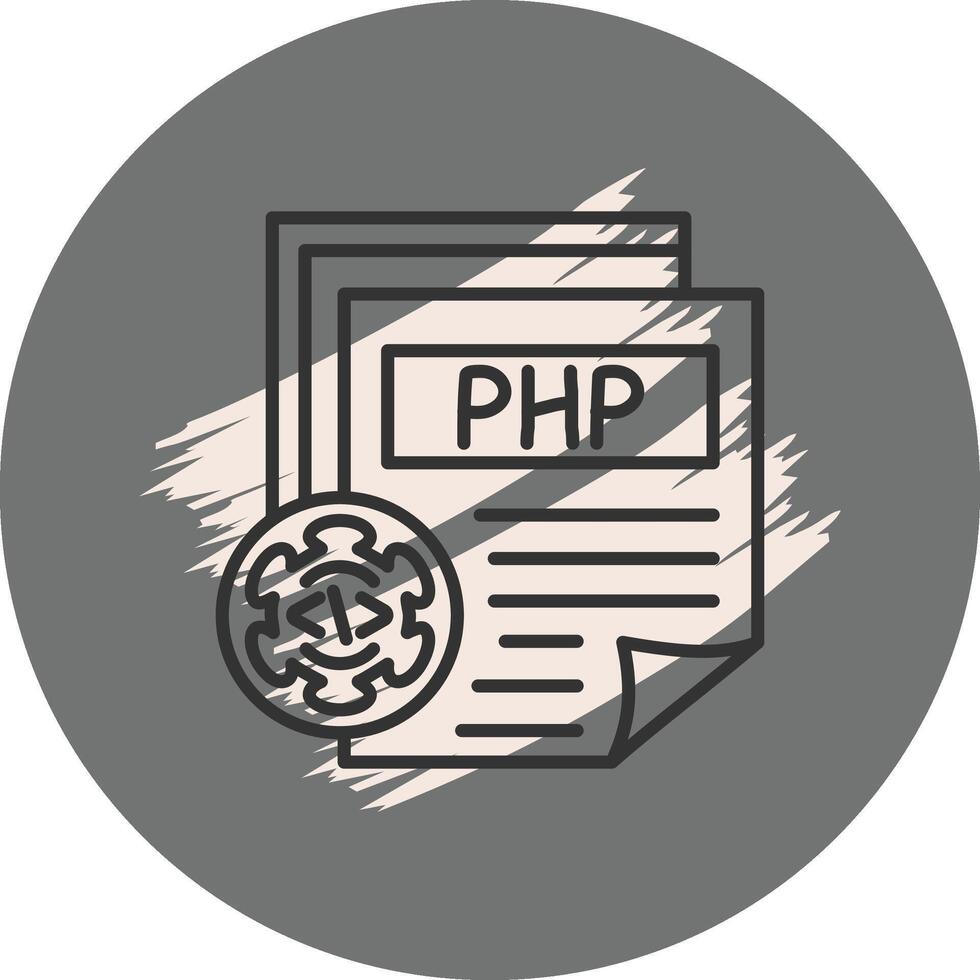 Php File Elegant Product Design Feature vector