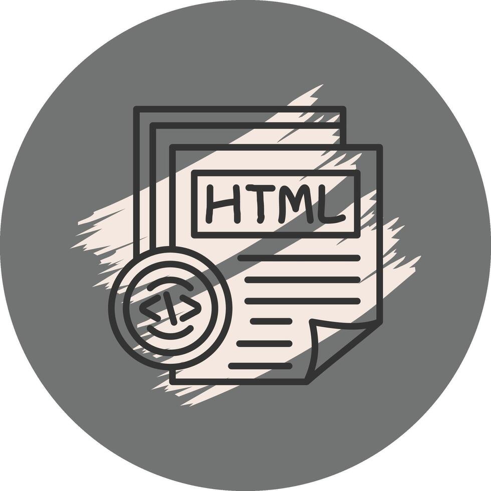 Html File Sleek Creative Design Object vector