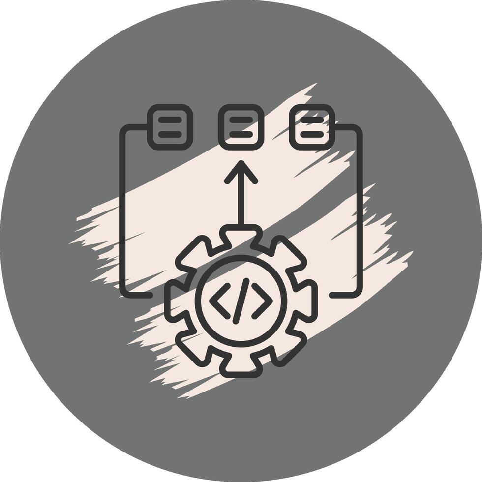 Algorithm Distinctive Creative Element vector