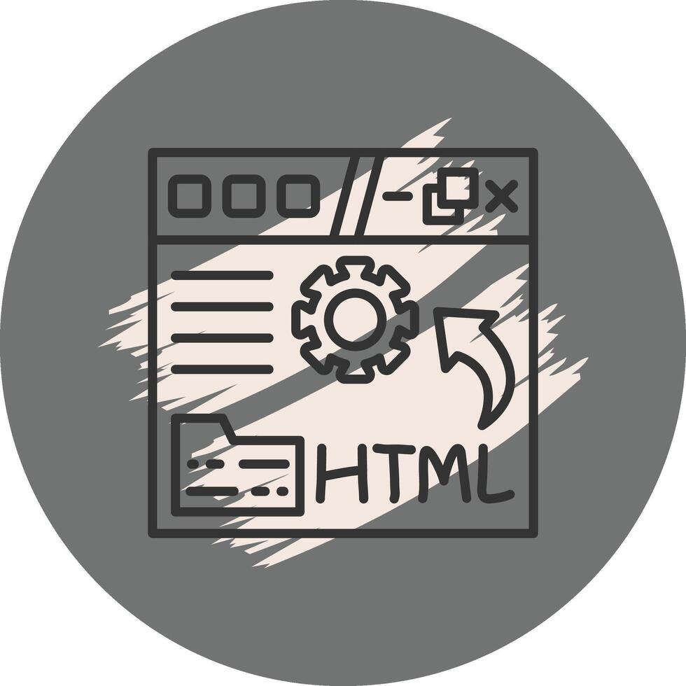 Website Html Elegant Creative Symbol vector