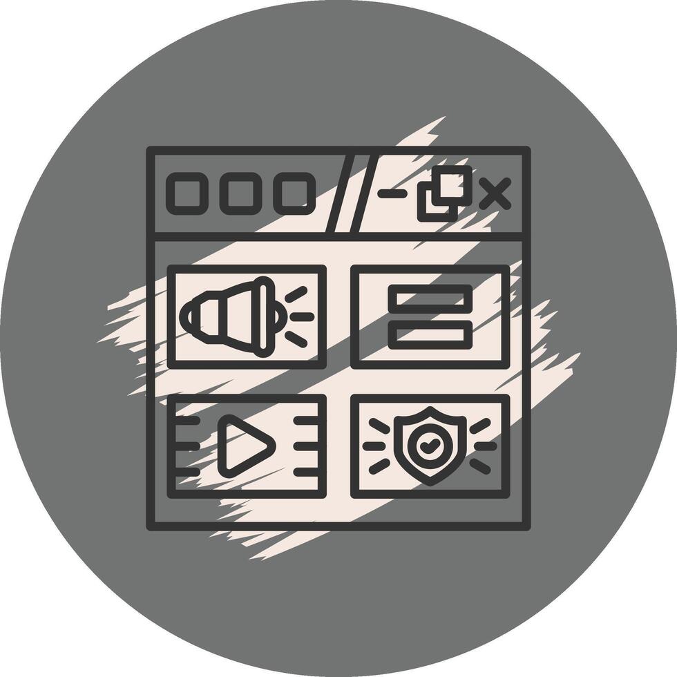 Web Multimedia Functional Web Design Asset vector