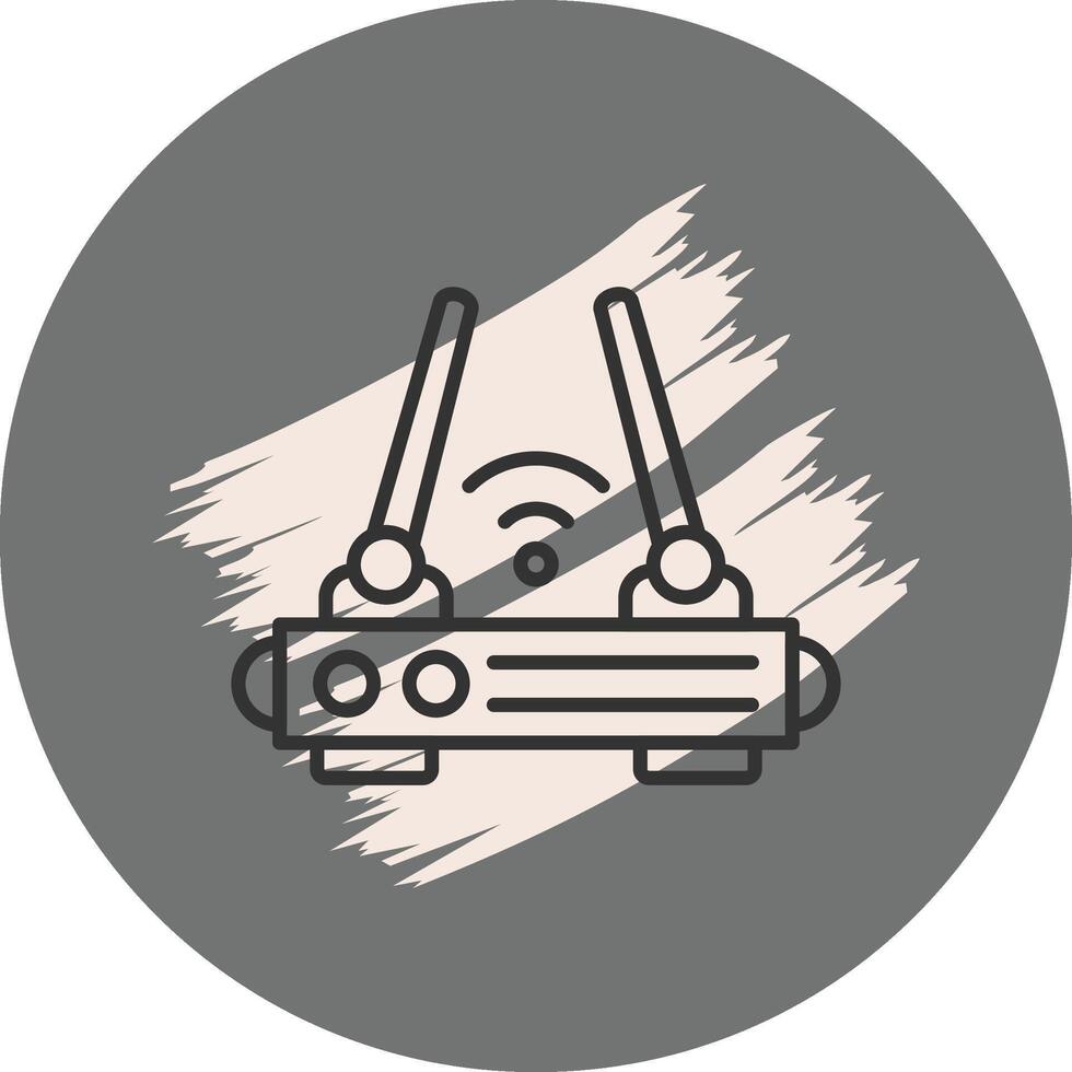 Wireless Access Point Custom Creative Graphic Layout vector