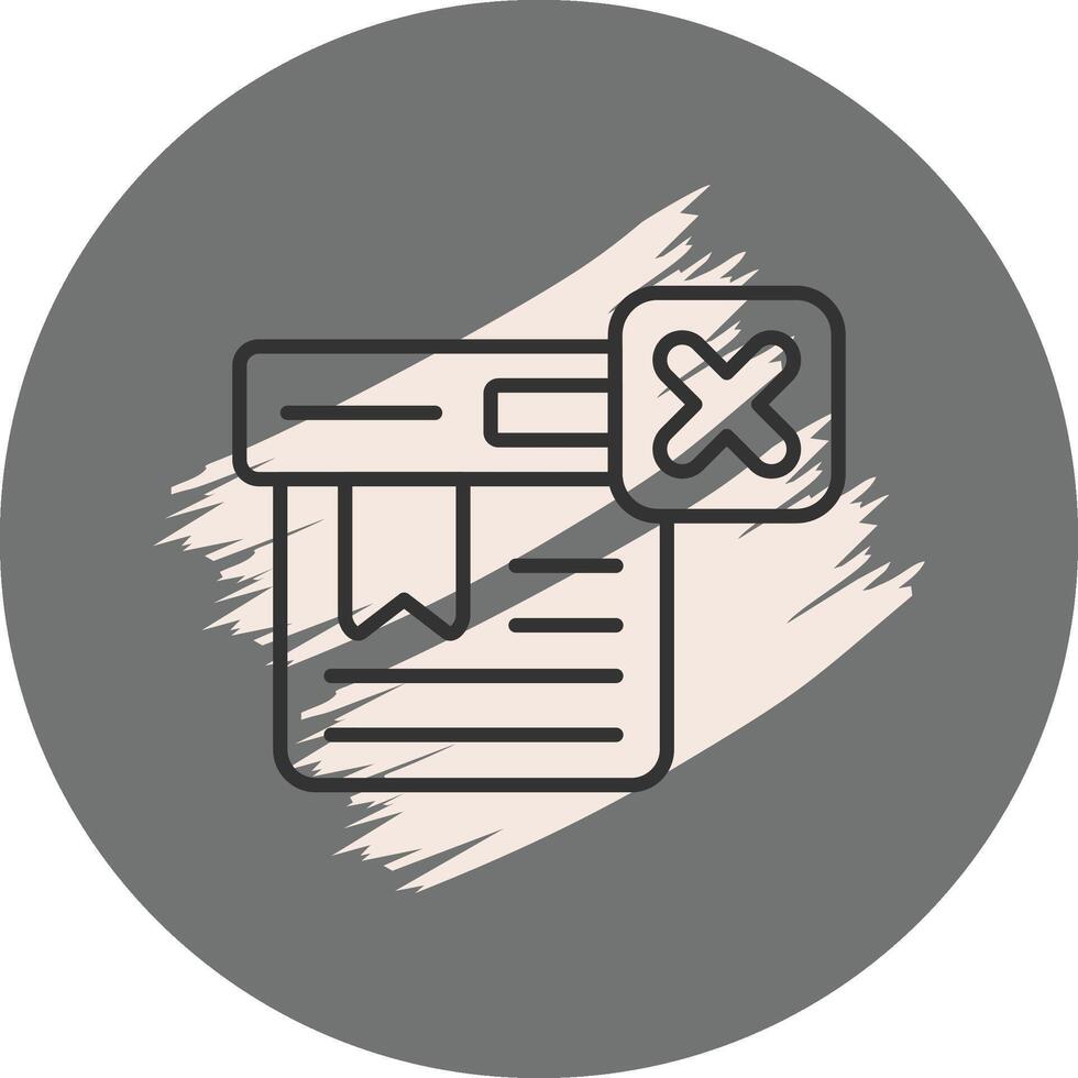 Order Cancel Elegant User Interface Element vector