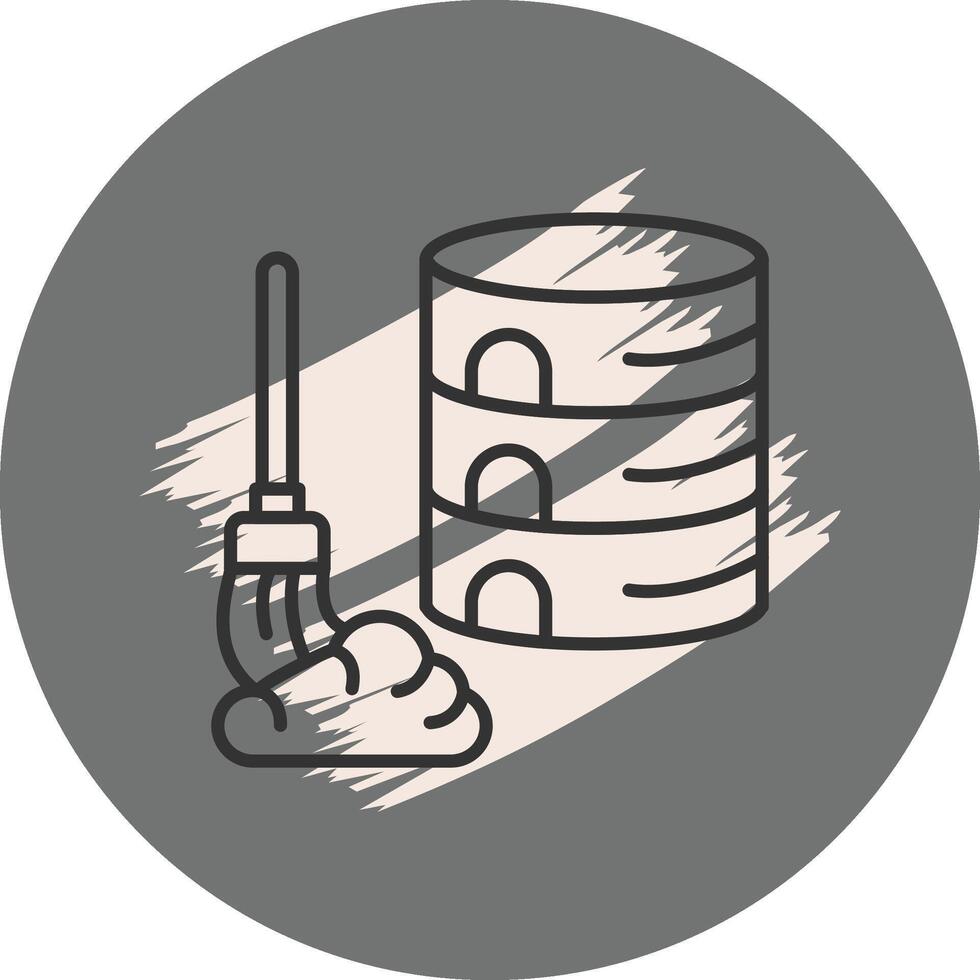 Data Cleansing Balanced Flat Graphic Form vector