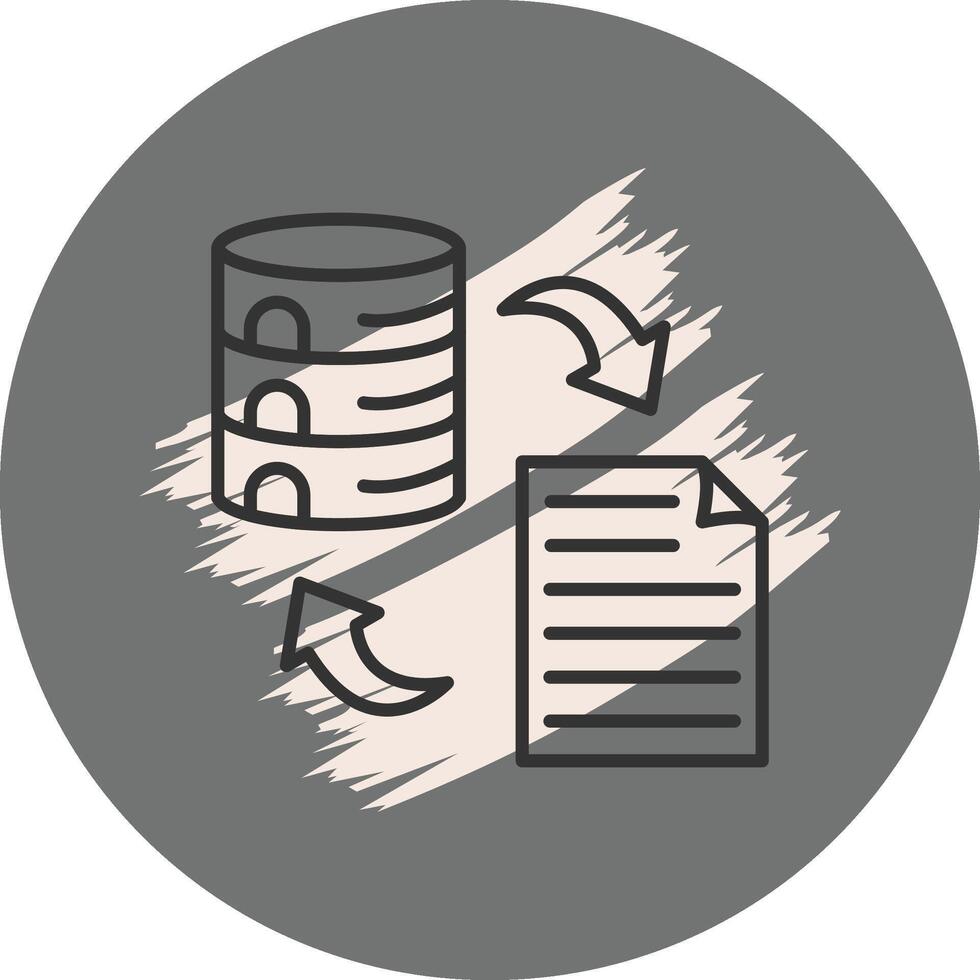 Data Transformation Professional Web Graphic Asset vector