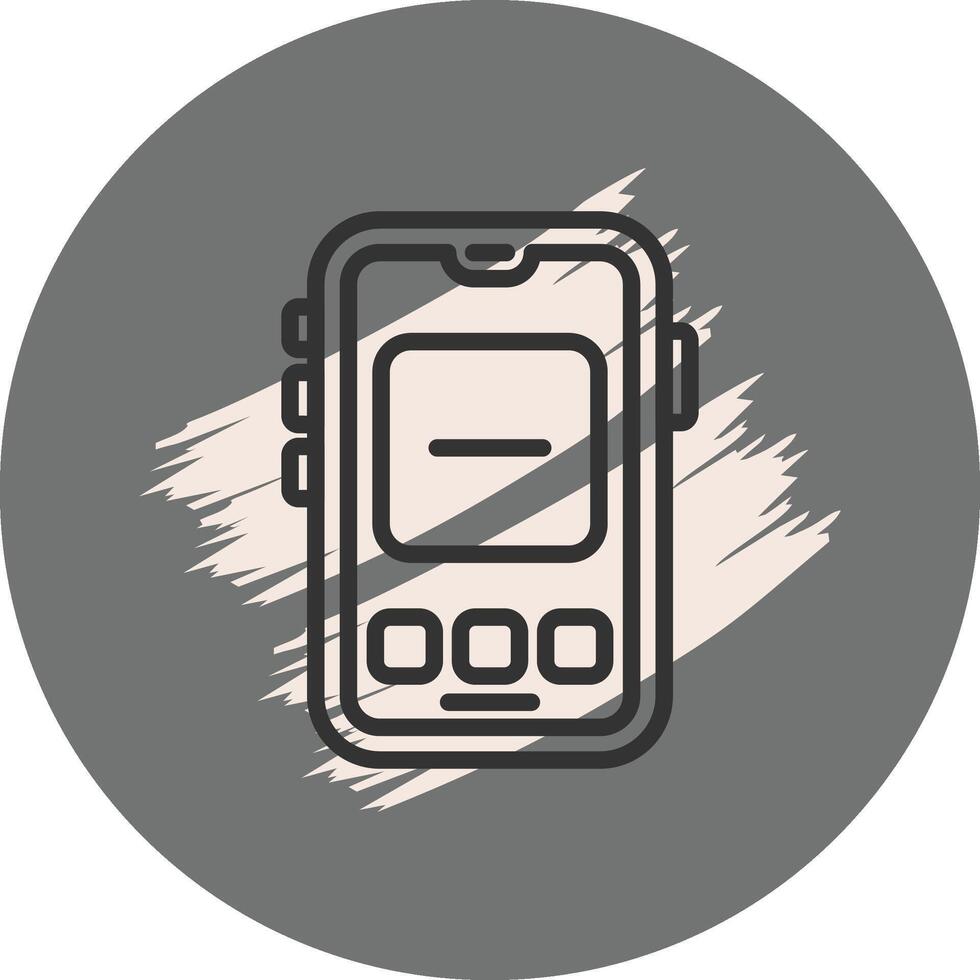 Mobile Subtract Functional Web Design Asset vector