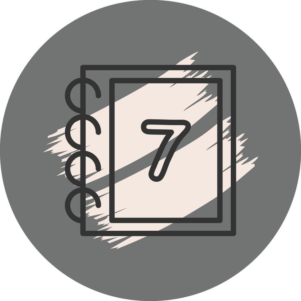 Math Seven Minimal Branding Graphic Layout vector