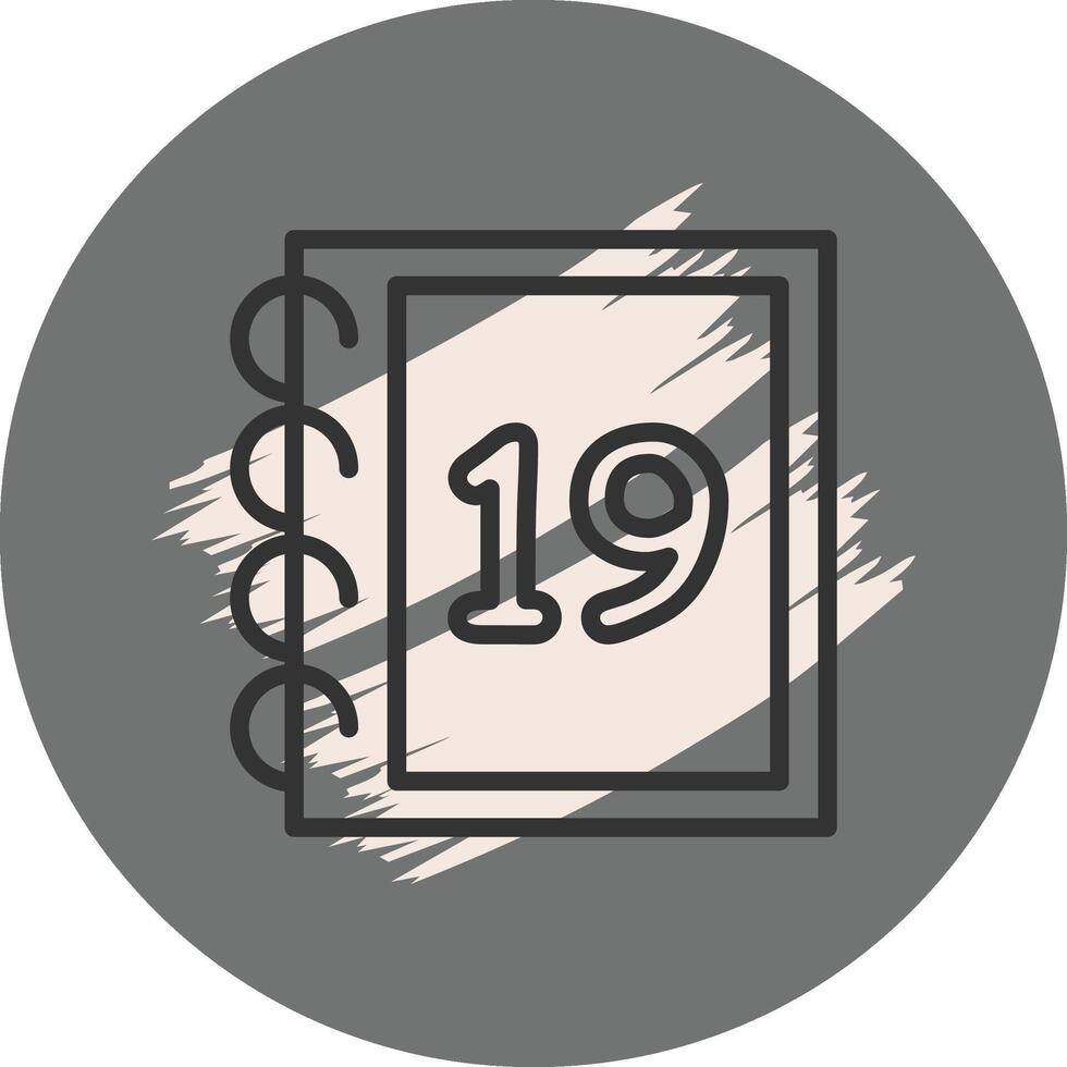 Math Nineteen Sophisticated Branding Graphic Layout vector