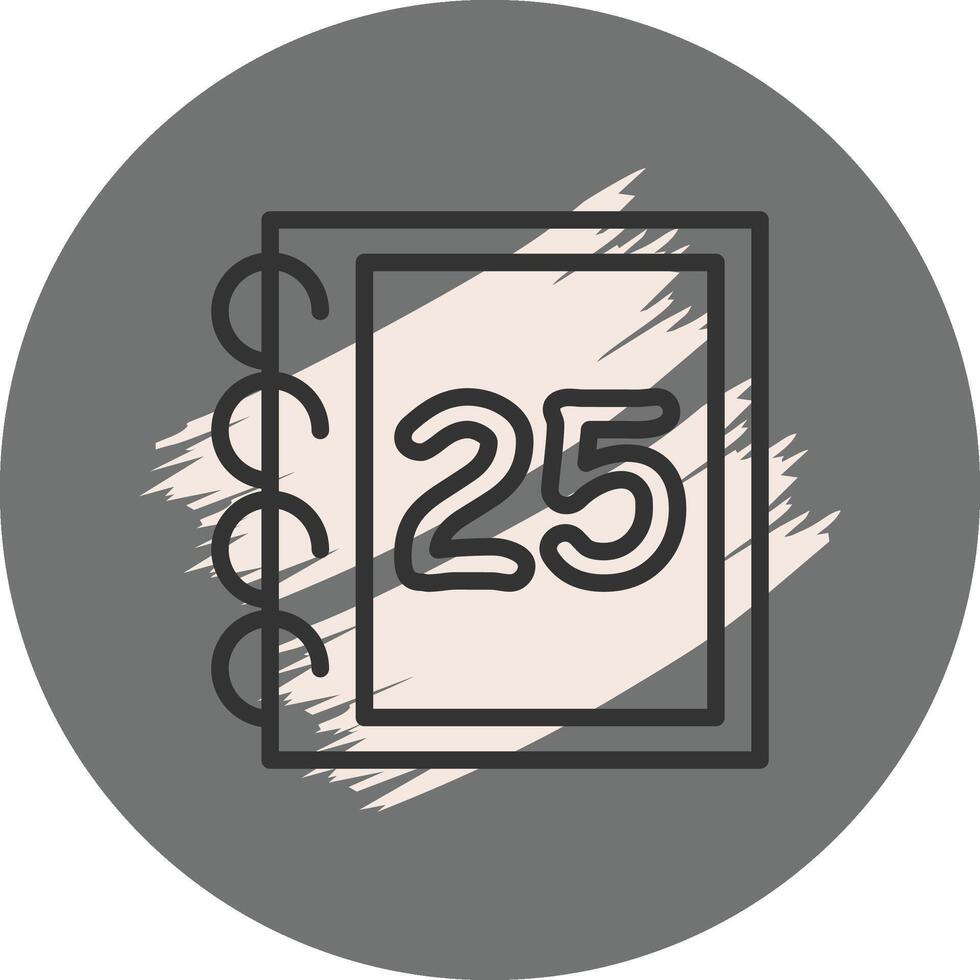 Math Twenty Five Unique Flat Feature vector