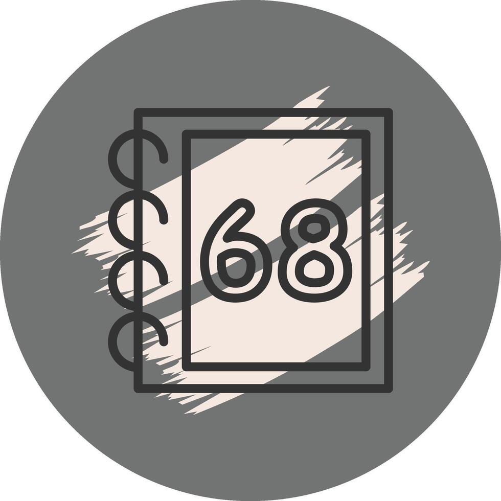 Math Sixty Eight Minimal Web Layout vector