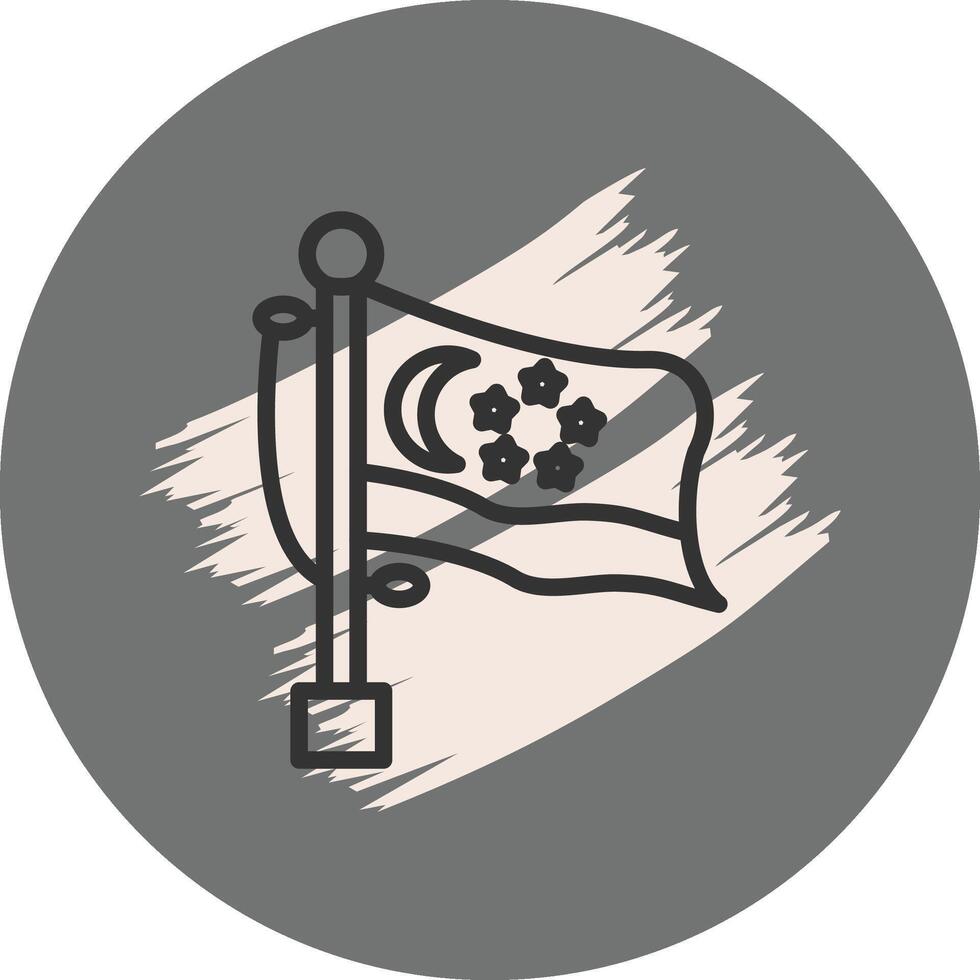 Flag Singapore Minimal User Interface Element vector